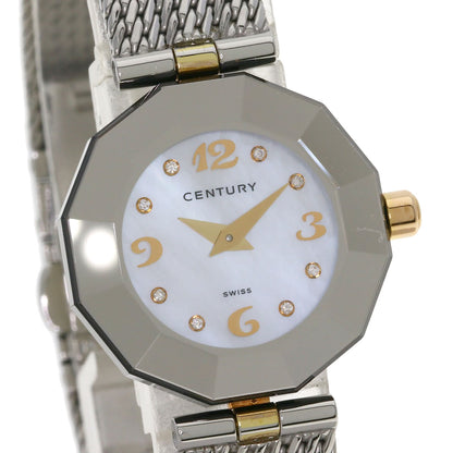 CENTURY Prime Time 8P Diamond Watches Stainless Steel/Stainless Steel Ladies