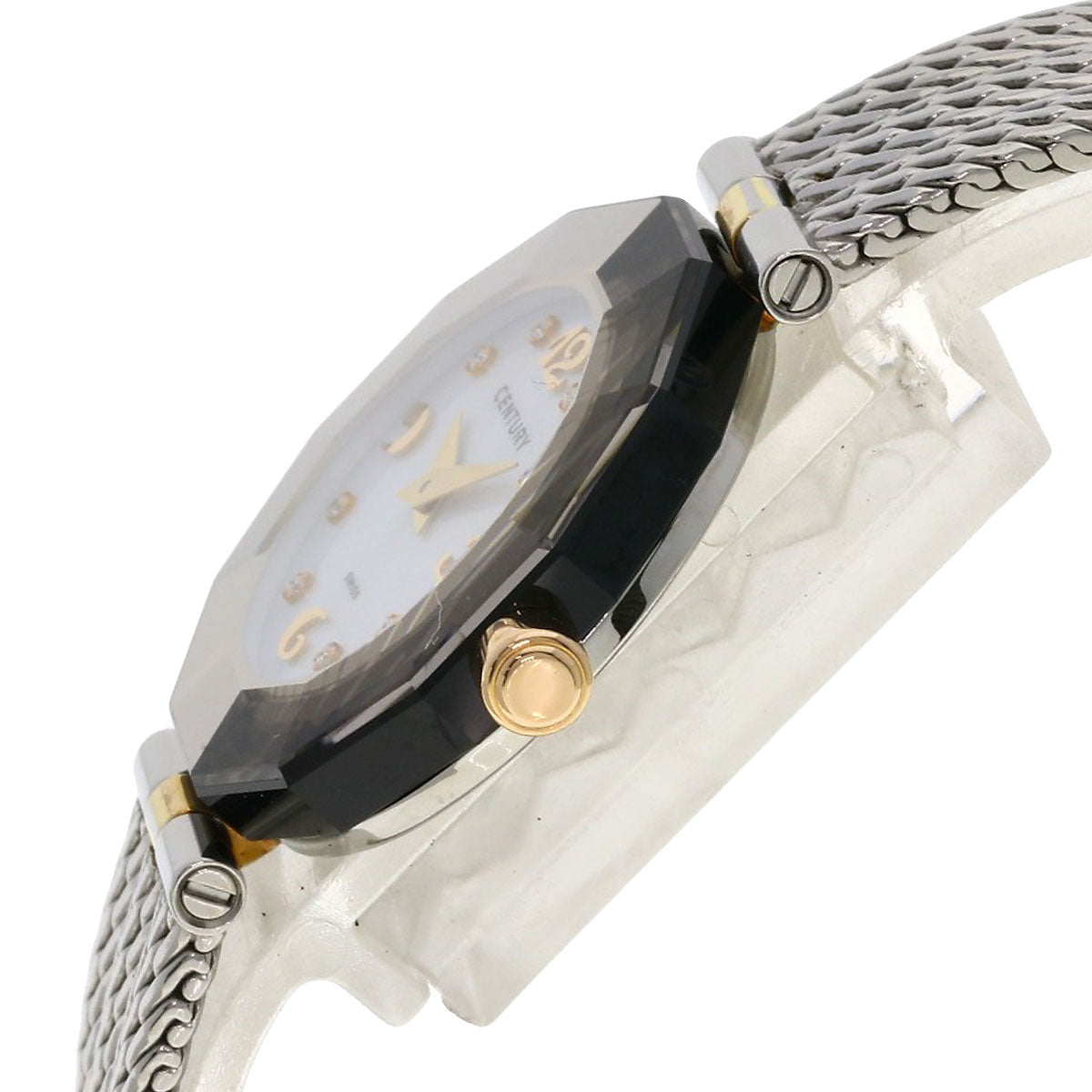 CENTURY Prime Time 8P Diamond Watches Stainless Steel/Stainless Steel Ladies