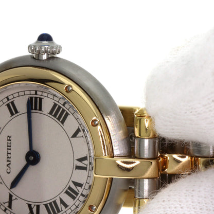 CARTIER PANTHERESM 3 row Watches W25030B8 Stainless Steel/SSxK18YG Ladies