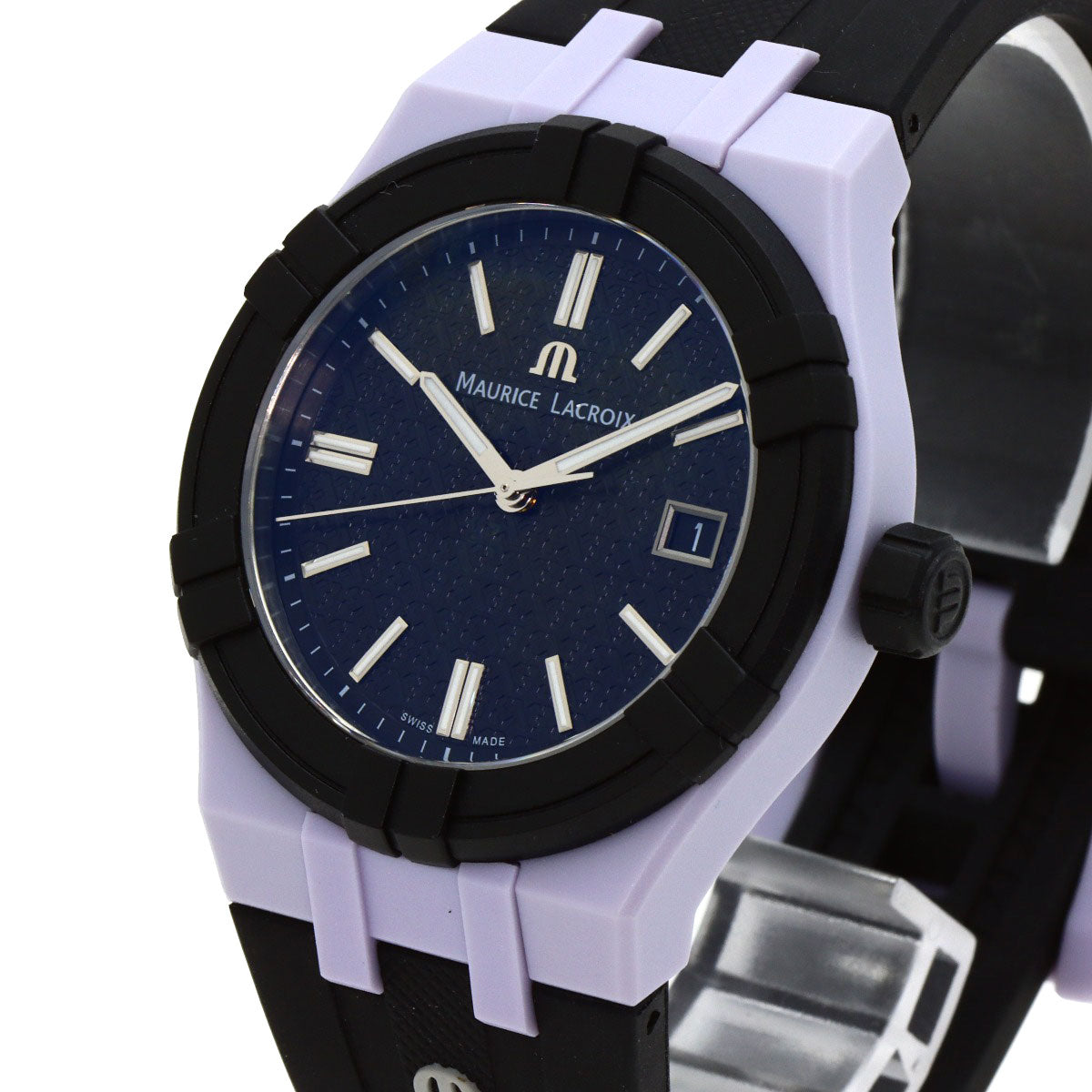 MAURICE LACROIX icon tide Watches AI2008-20YZO-200-0 Plastic/Rubber mens