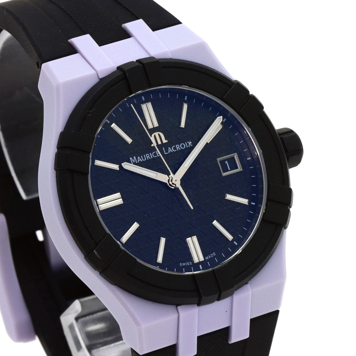 MAURICE LACROIX icon tide Watches AI2008-20YZO-200-0 Plastic/Rubber mens