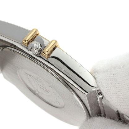 OMEGA Constellation flat bezel Watches Stainless Steel/SSxK18YG mens