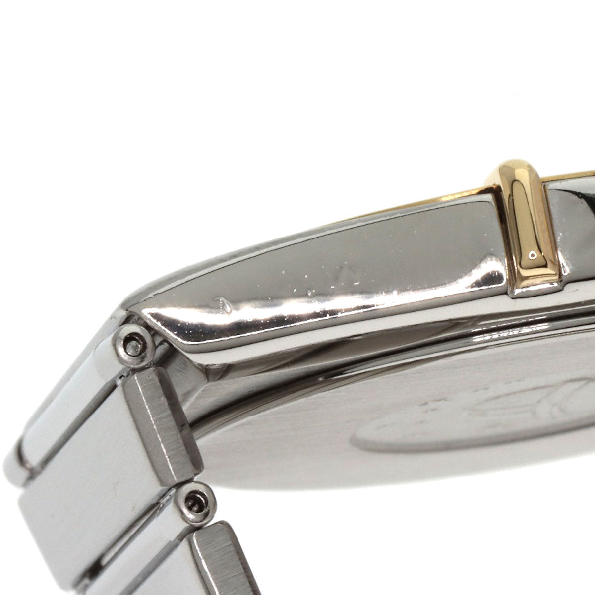 OMEGA Constellation flat bezel Watches Stainless Steel/SSxK18YG mens