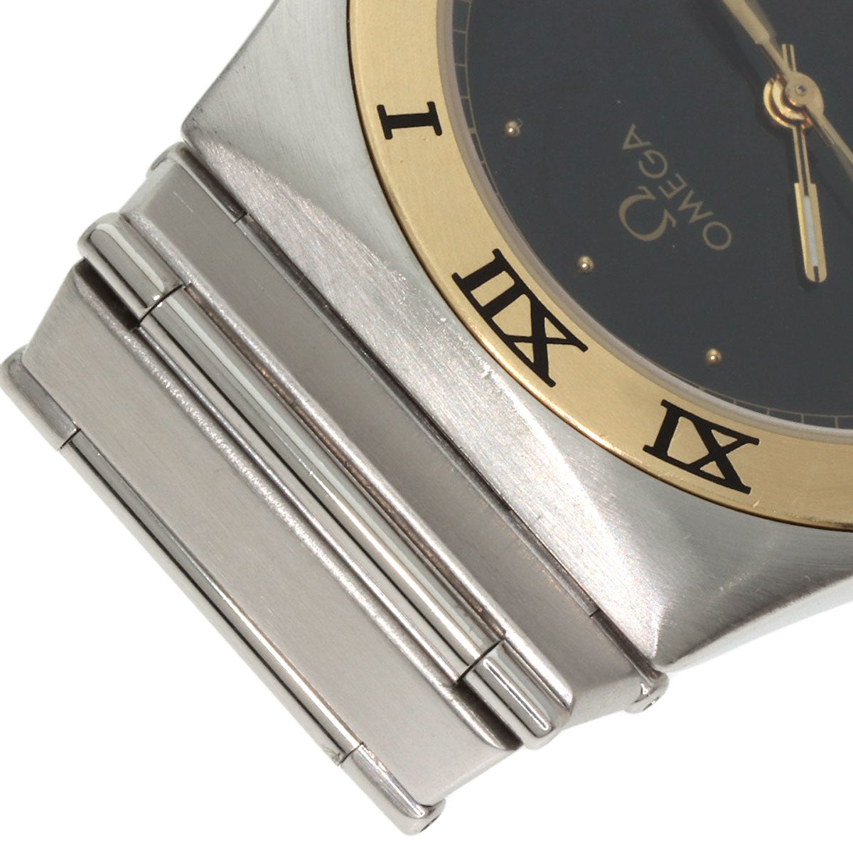 OMEGA Constellation flat bezel Watches Stainless Steel/SSxK18YG mens