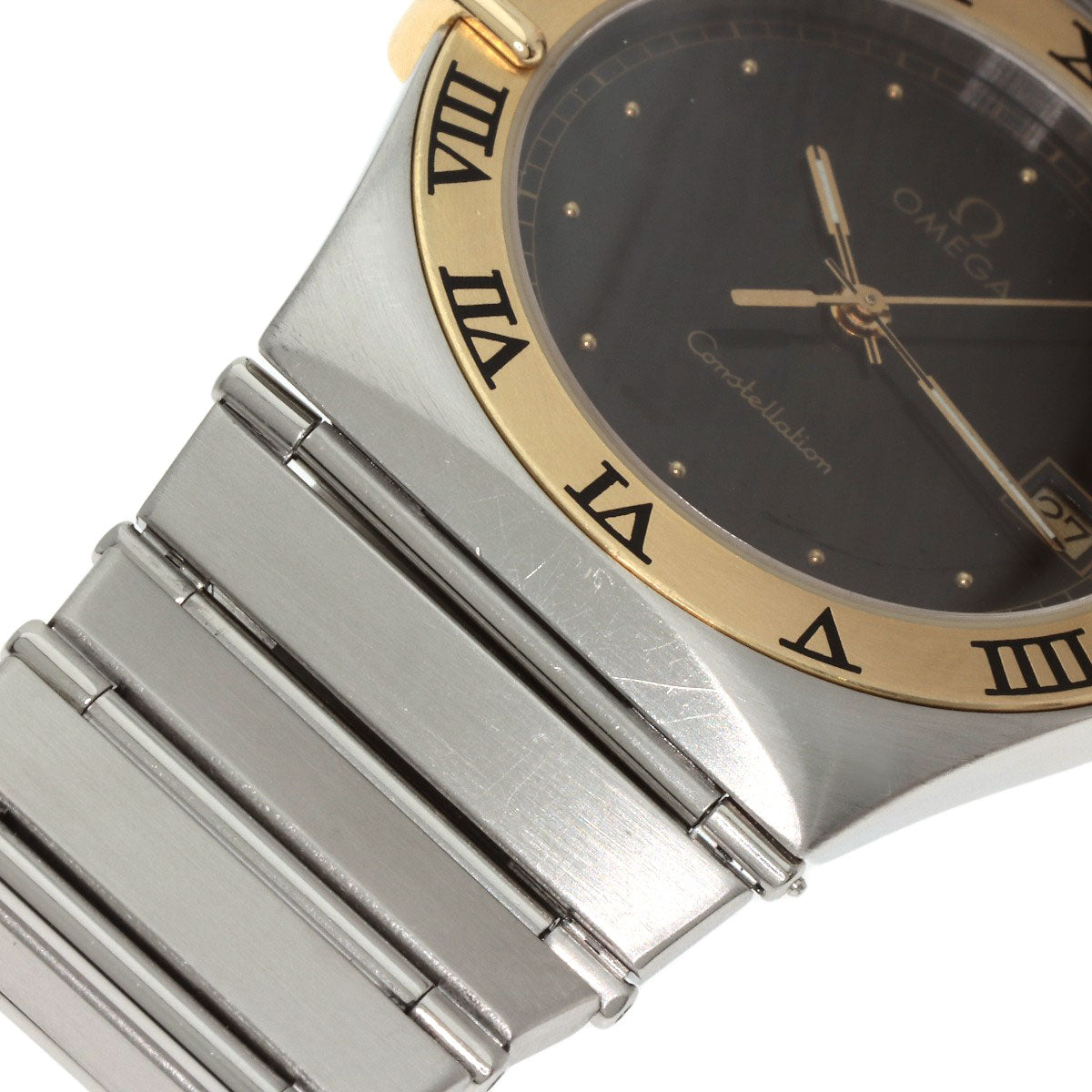 OMEGA Constellation flat bezel Watches Stainless Steel/SSxK18YG mens