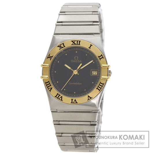 OMEGA Constellation flat bezel Watches Stainless Steel/SSxK18YG mens