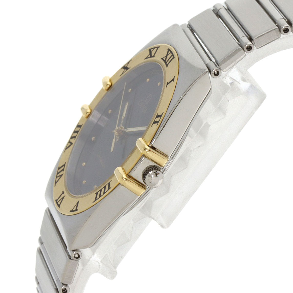 OMEGA Constellation flat bezel Watches Stainless Steel/SSxK18YG mens