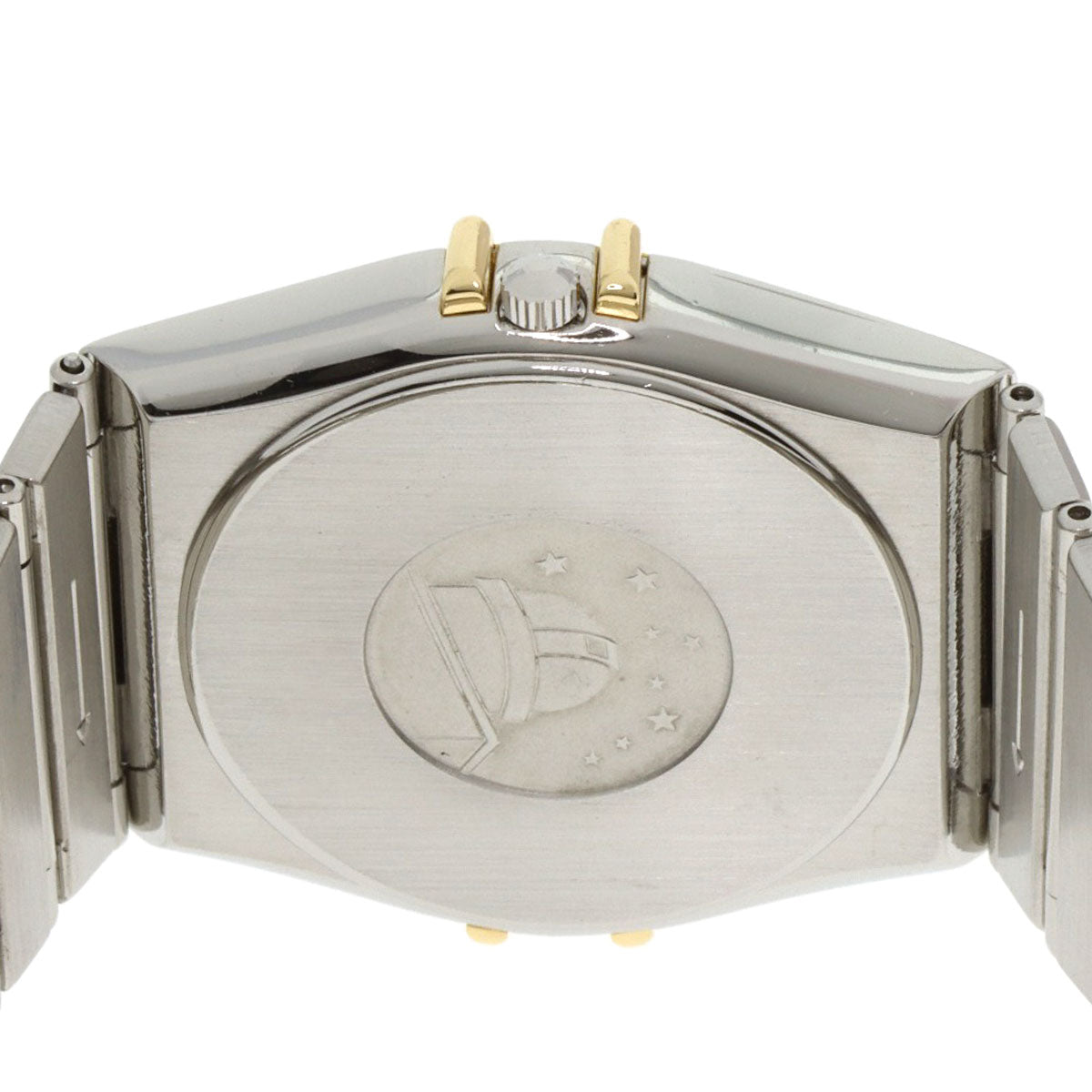 OMEGA Constellation flat bezel Watches Stainless Steel/SSxK18YG mens