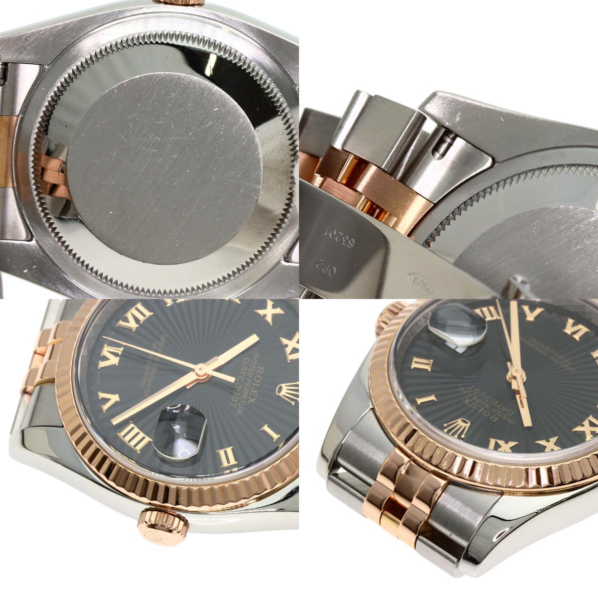 ROLEX Datejust Sunbeam Watches 116231 Stainless Steel/SSxK18PG mens