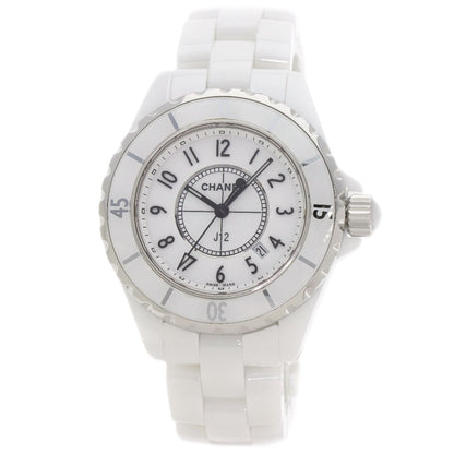 CHANEL J12 1.3 "White Ceramic Watches H0968 Ceramic/Ceramic Ladies