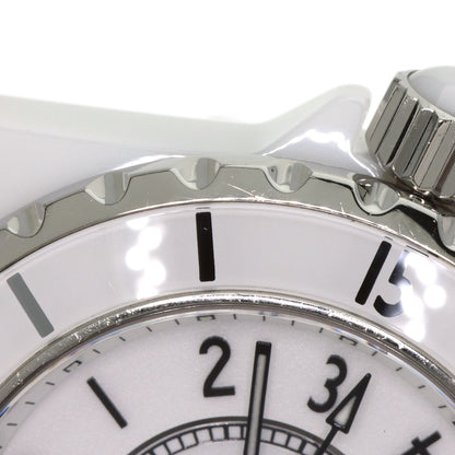 CHANEL J12 1.3 "White Ceramic Watches H0968 Ceramic/Ceramic Ladies