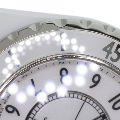 CHANEL J12 1.3 "White Ceramic Watches H0968 Ceramic/Ceramic Ladies