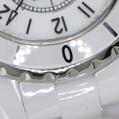 CHANEL J12 1.3 "White Ceramic Watches H0968 Ceramic/Ceramic Ladies