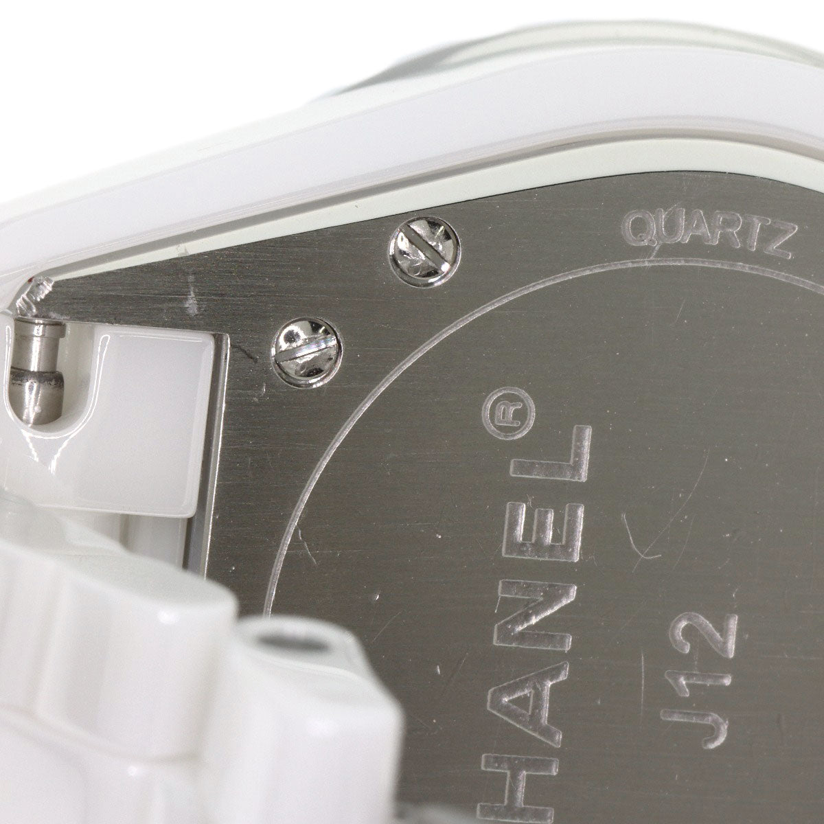 CHANEL J12 1.3 "White Ceramic Watches H0968 Ceramic/Ceramic Ladies