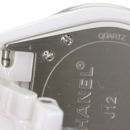 CHANEL J12 1.3 "White Ceramic Watches H0968 Ceramic/Ceramic Ladies