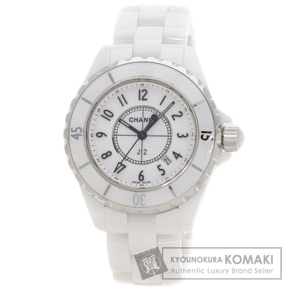 CHANEL J12 1.3 "White Ceramic Watches H0968 Ceramic/Ceramic Ladies