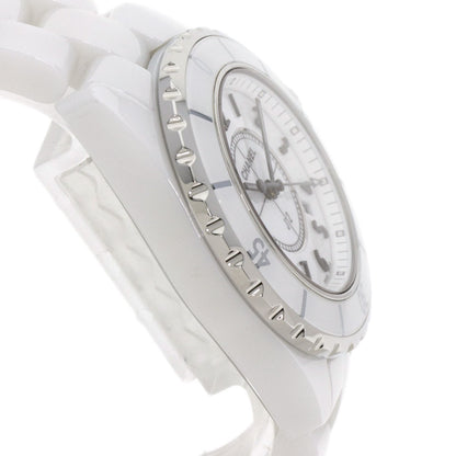 CHANEL J12 1.3 "White Ceramic Watches H0968 Ceramic/Ceramic Ladies