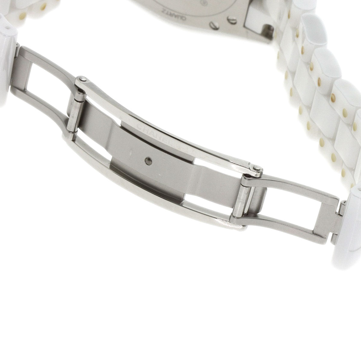 CHANEL J12 1.3 "White Ceramic Watches H0968 Ceramic/Ceramic Ladies
