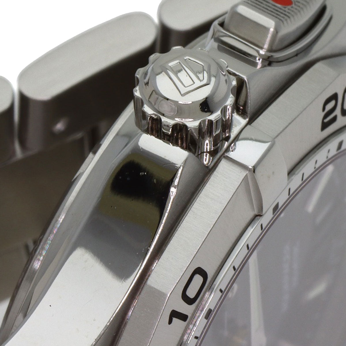 TAG HEUER Aquaracer Date Alarm Watches WAF111Z Stainless Steel/Stainless Steel mens