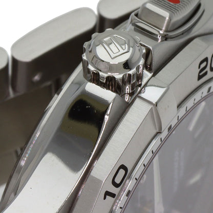 TAG HEUER Aquaracer Date Alarm Watches WAF111Z Stainless Steel/Stainless Steel mens