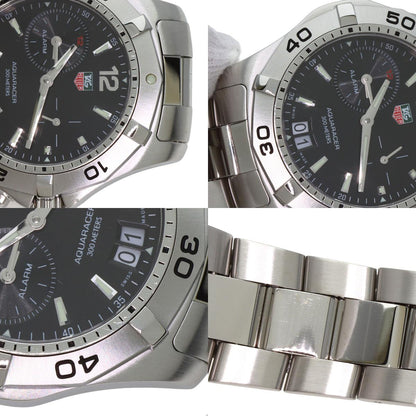 TAG HEUER Aquaracer Date Alarm Watches WAF111Z Stainless Steel/Stainless Steel mens