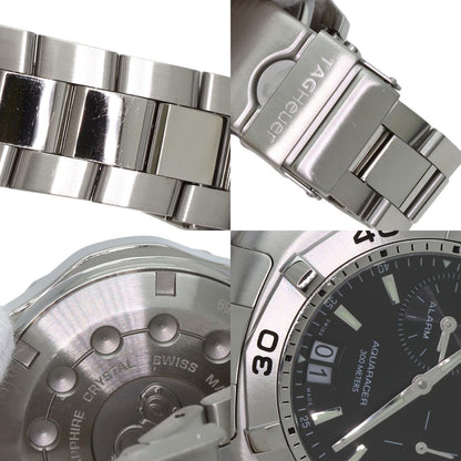 TAG HEUER Aquaracer Date Alarm Watches WAF111Z Stainless Steel/Stainless Steel mens