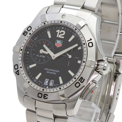 TAG HEUER Aquaracer Date Alarm Watches WAF111Z Stainless Steel/Stainless Steel mens