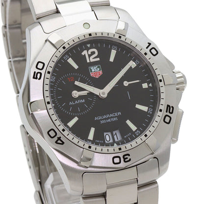 TAG HEUER Aquaracer Date Alarm Watches WAF111Z Stainless Steel/Stainless Steel mens