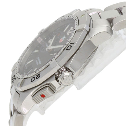 TAG HEUER Aquaracer Date Alarm Watches WAF111Z Stainless Steel/Stainless Steel mens