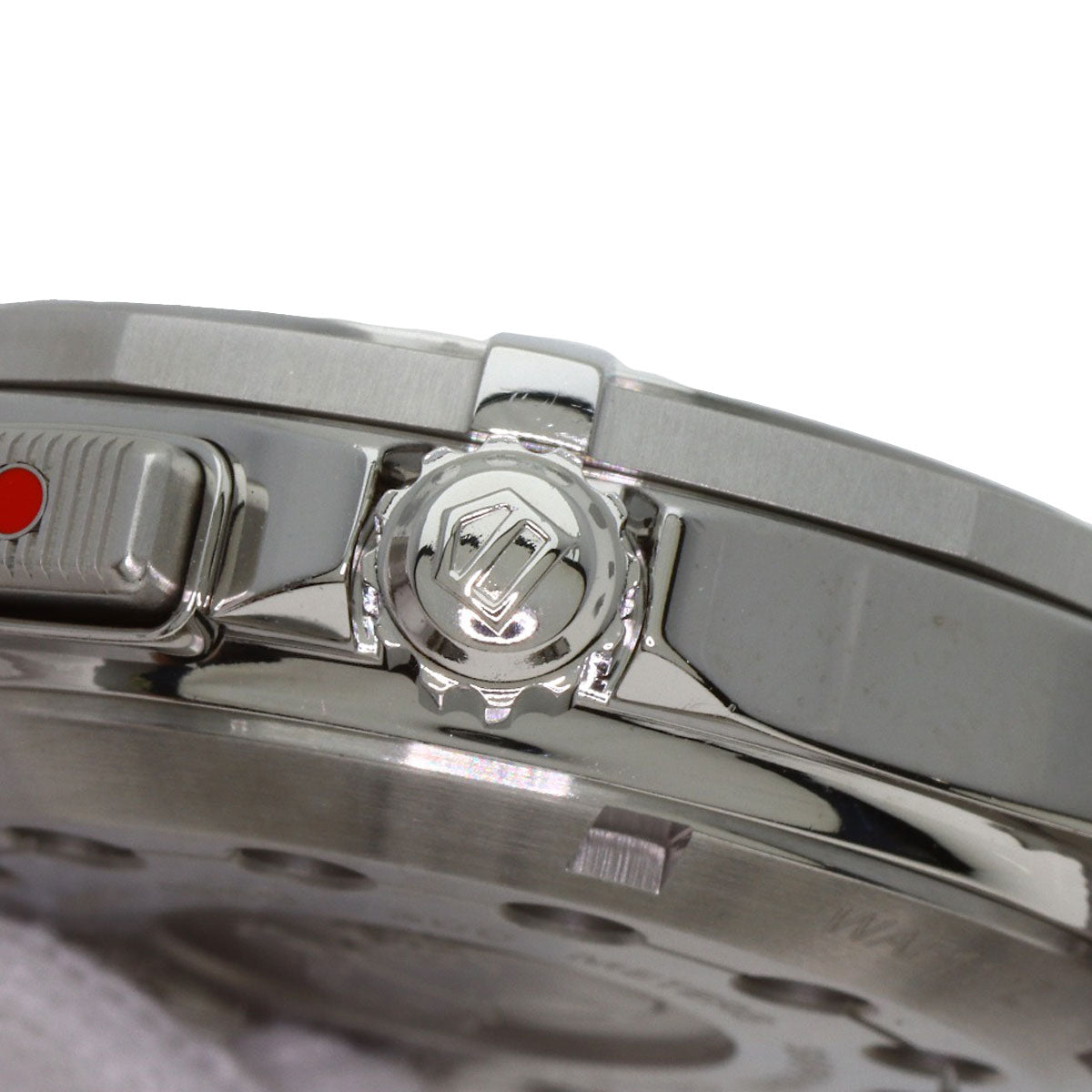 TAG HEUER Aquaracer Date Alarm Watches WAF111Z Stainless Steel/Stainless Steel mens