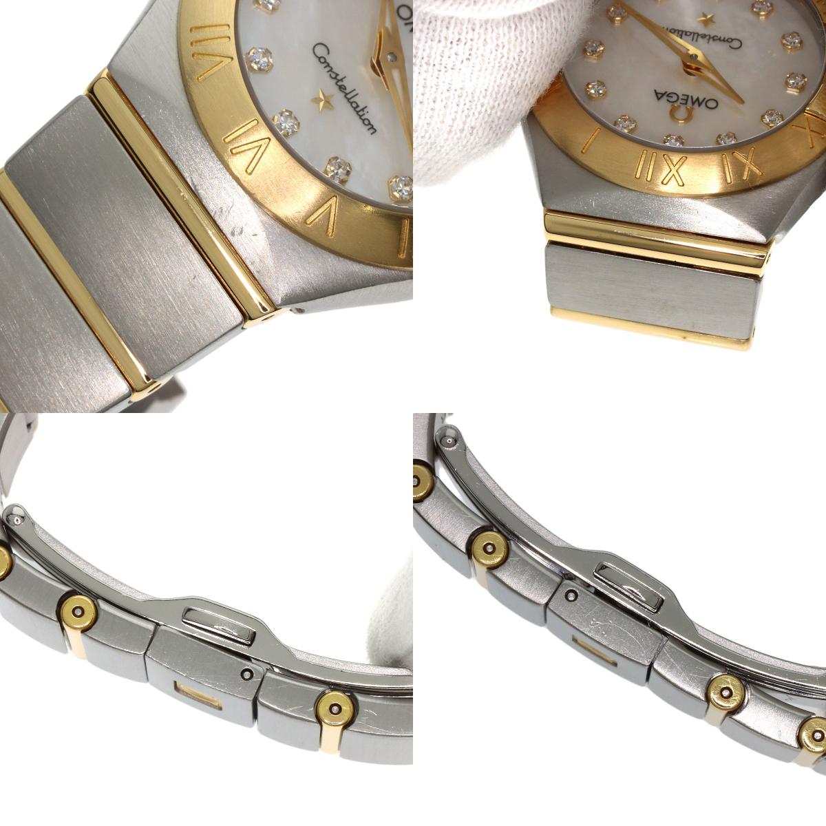OMEGA Constellation 12P Diamond Watches 123.20.24.60.55.002 Stainless Steel/SSxK18YG Ladies