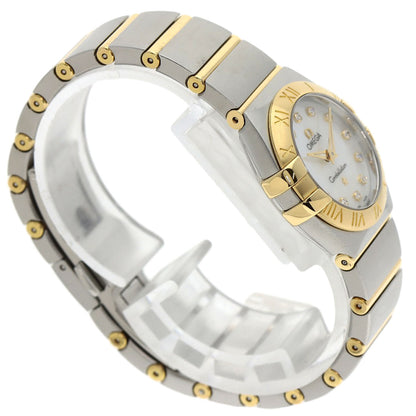 OMEGA Constellation 12P Diamond Watches 123.20.24.60.55.002 Stainless Steel/SSxK18YG Ladies