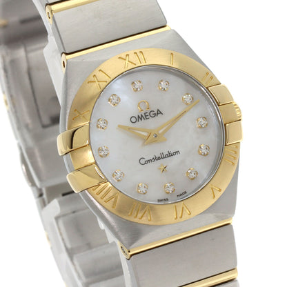 OMEGA Constellation 12P Diamond Watches 123.20.24.60.55.002 Stainless Steel/SSxK18YG Ladies