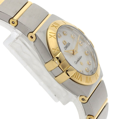 OMEGA Constellation 12P Diamond Watches 123.20.24.60.55.002 Stainless Steel/SSxK18YG Ladies