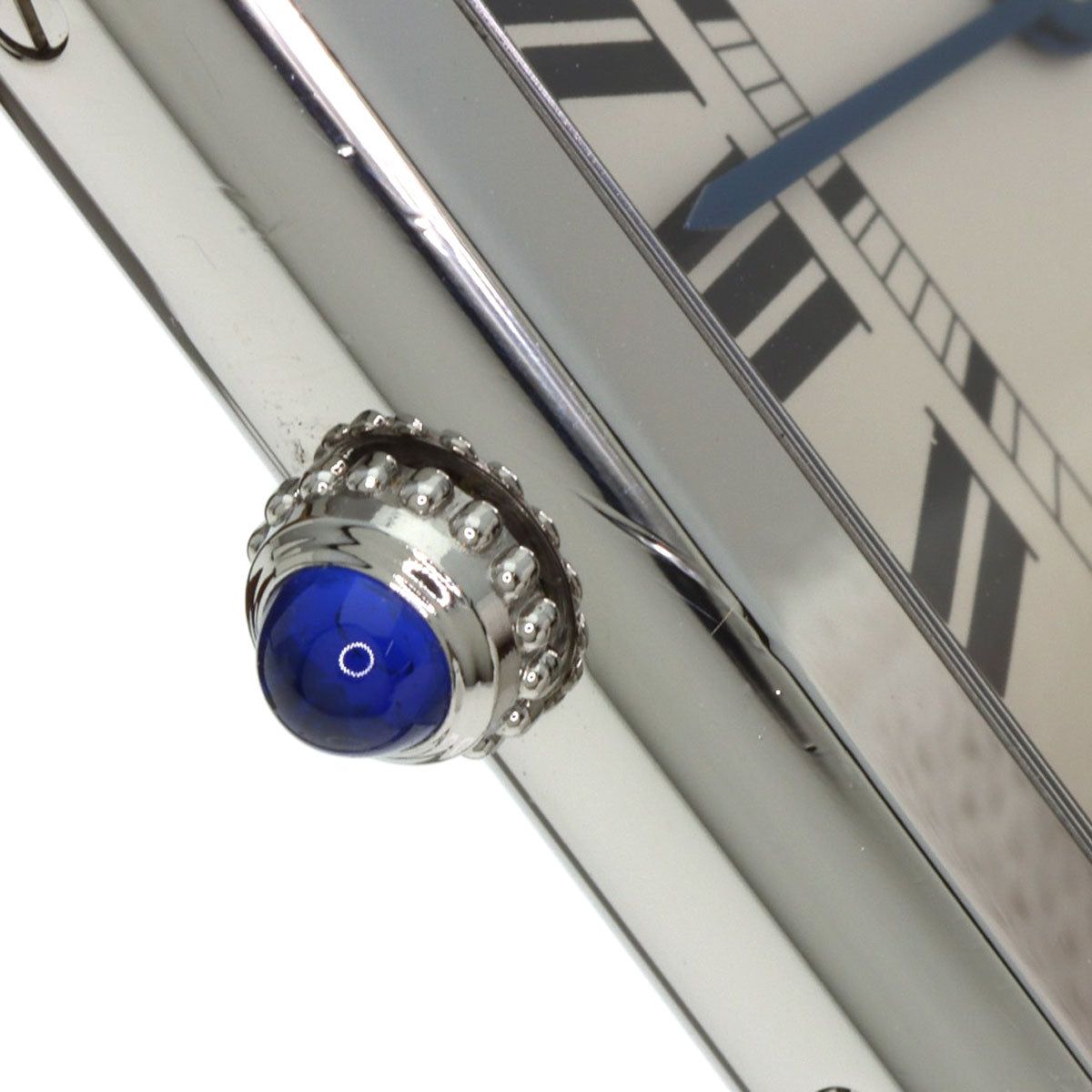 CARTIER Tank solo LM Watches WSTA0028 Stainless Steel/Leather mens