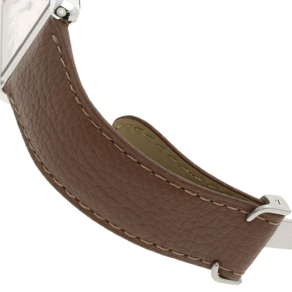 CARTIER Tank solo LM Watches WSTA0028 Stainless Steel/Leather mens