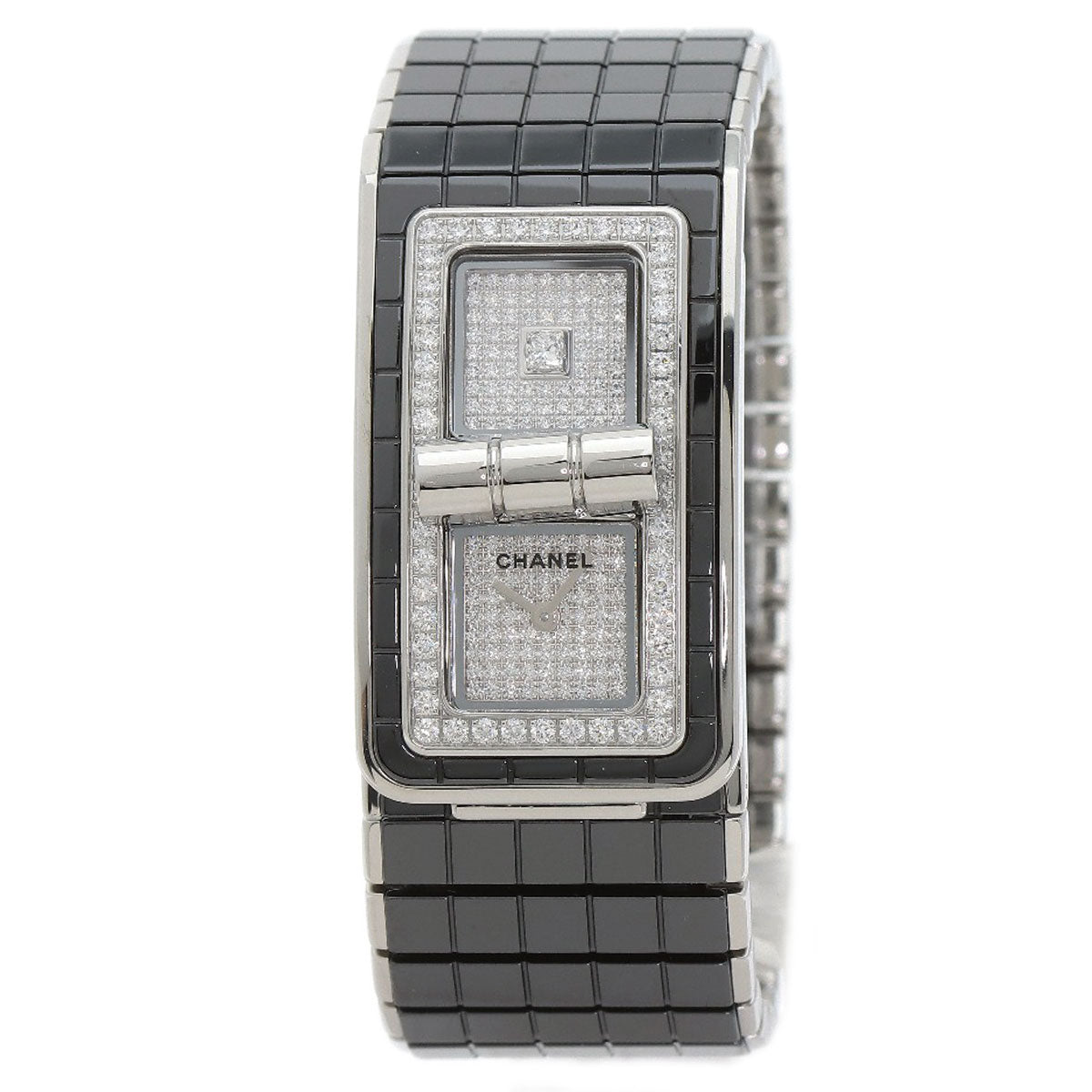 CHANEL Code Coco Diamond Watches H6027 Stainless Steel/SSxCeramic Ladies