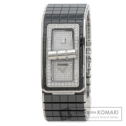 CHANEL Code Coco Diamond Watches H6027 Stainless Steel/SSxCeramic Ladies