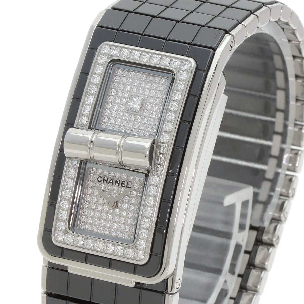 CHANEL Code Coco Diamond Watches H6027 Stainless Steel/SSxCeramic Ladies