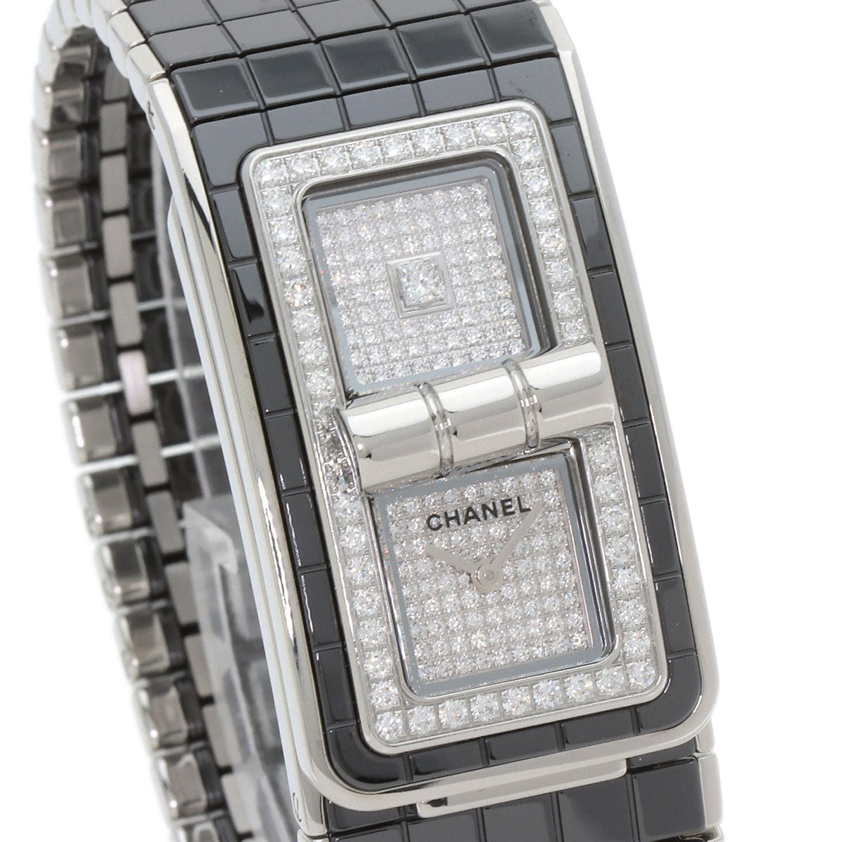 CHANEL Code Coco Diamond Watches H6027 Stainless Steel/SSxCeramic Ladies