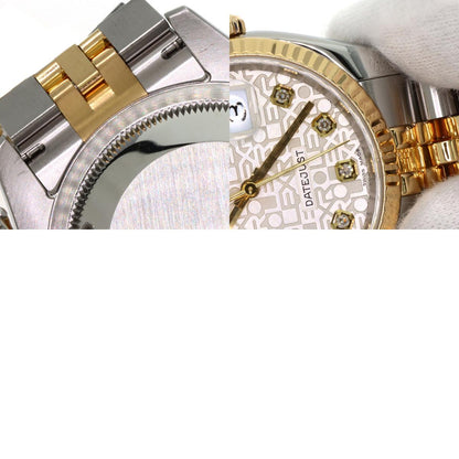ROLEX DATEJUST 10P Diamond Watches 116233G Stainless Steel/SSxK18YG mens