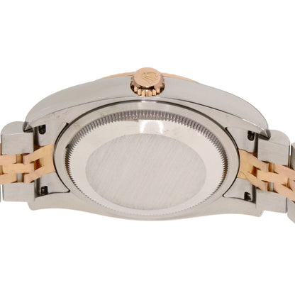 ROLEX DATEJUST 10P Diamond Watches 116231G Stainless Steel/SSxK18PG mens