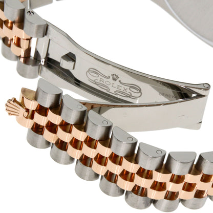 ROLEX DATEJUST 10P Diamond Watches 116231G Stainless Steel/SSxK18PG mens