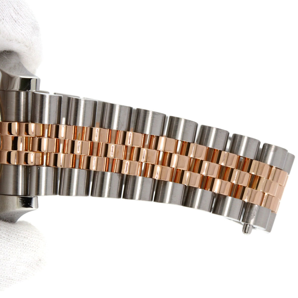 ROLEX DATEJUST 10P Diamond Watches 116231G Stainless Steel/SSxK18PG mens