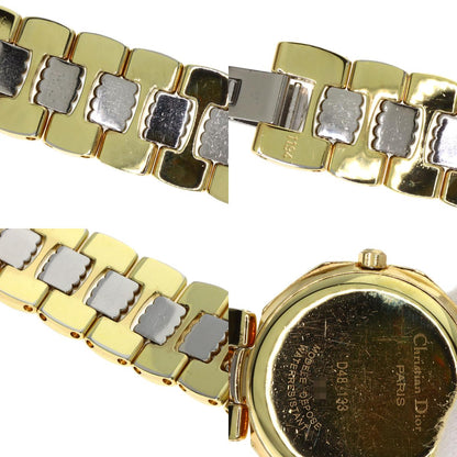 CHRISTIAN DIOR Octagon Watches D48-133 Stainless Steel/SSxGP Ladies