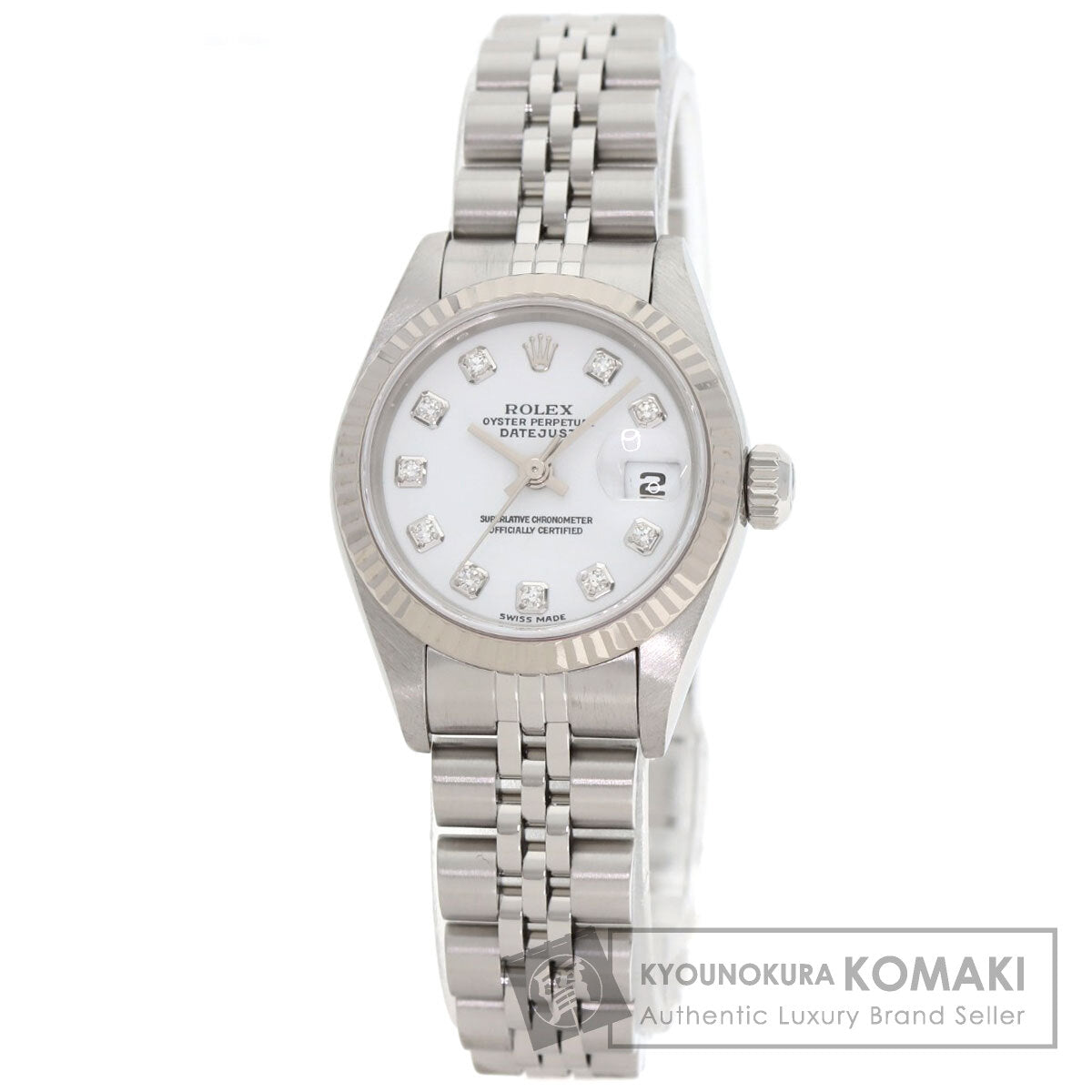 ROLEX DATEJUST 10P Diamond Watches 79174G Stainless Steel/Stainless Steel Ladies