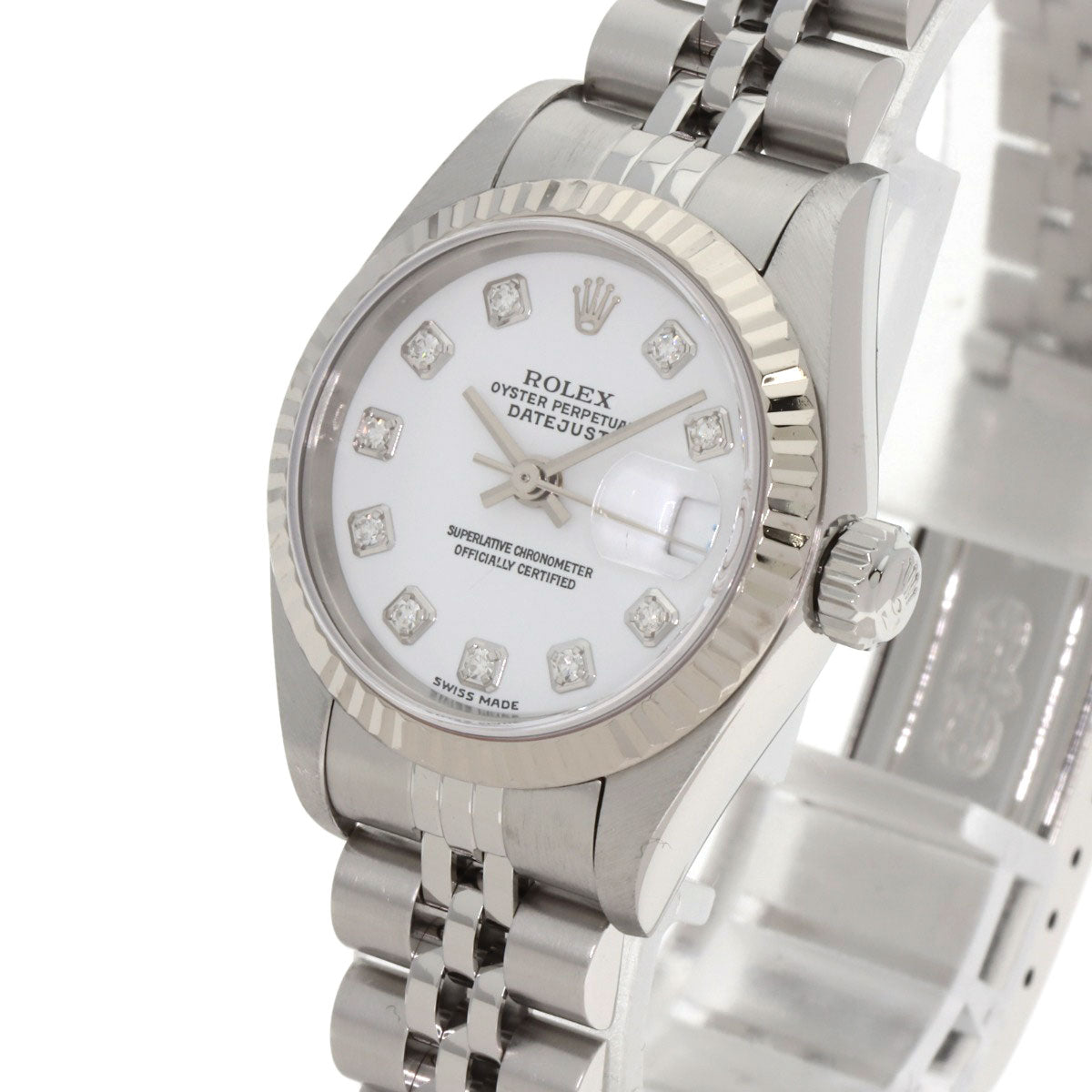 ROLEX DATEJUST 10P Diamond Watches 79174G Stainless Steel/Stainless Steel Ladies