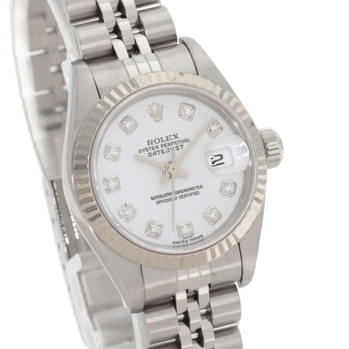 ROLEX DATEJUST 10P Diamond Watches 79174G Stainless Steel/Stainless Steel Ladies