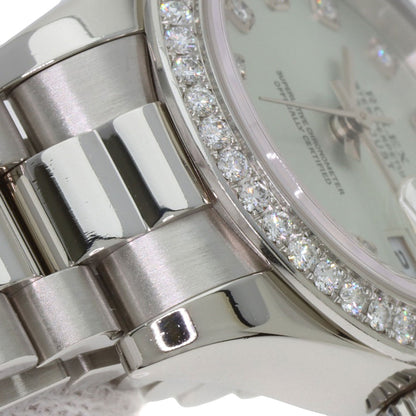 ROLEX Datejust 10P Bezel Diamond Watches 179136G Platinum/PT Ladies