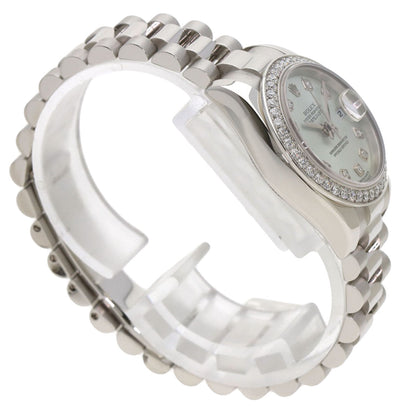 ROLEX Datejust 10P Bezel Diamond Watches 179136G Platinum/PT Ladies